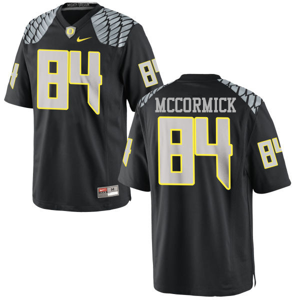 Men #84 Cam McCormick Oregon Ducks College Football Jerseys-Black